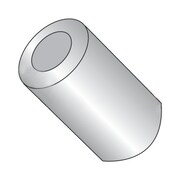 NEWPORT FASTENERS Round Spacer, #4 Screw Size, Plain Aluminum, 1/4 in Overall Lg, 0.114 in Inside Dia 886143